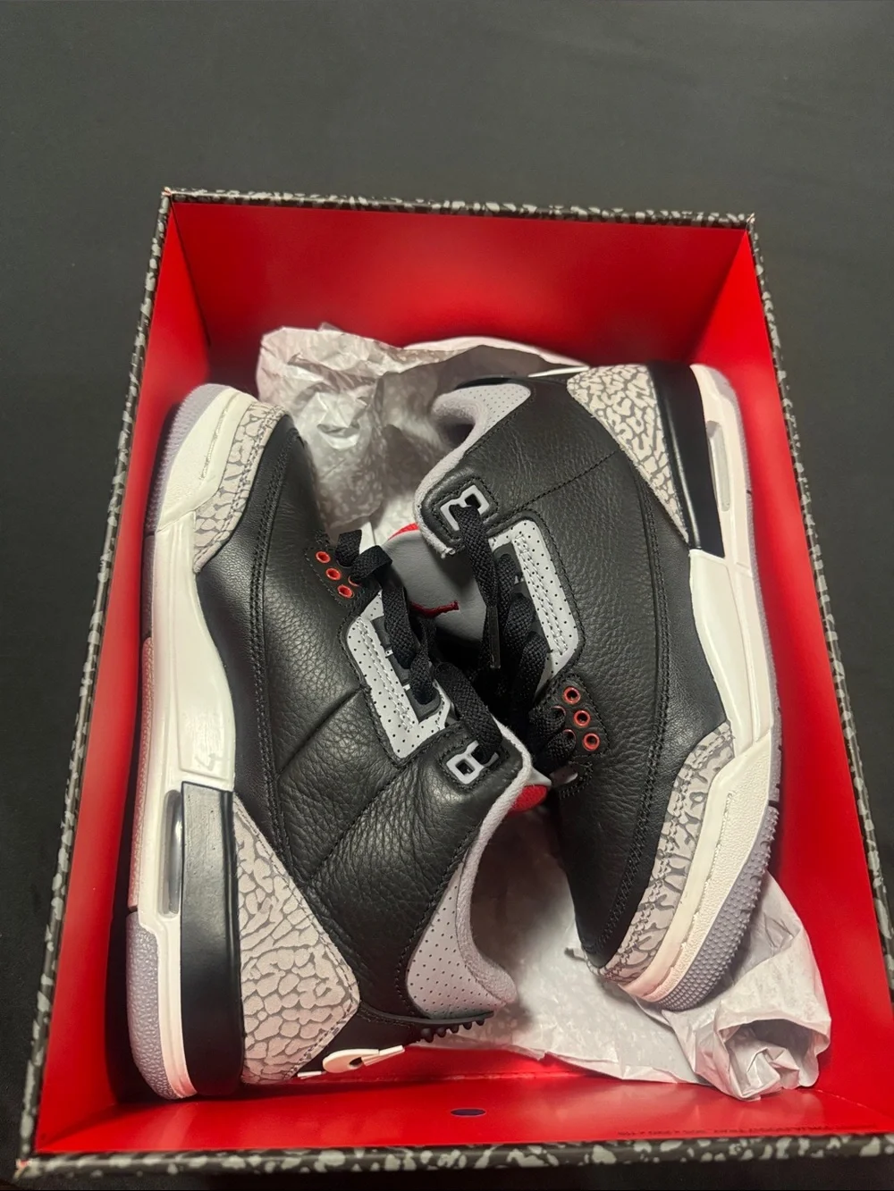 Air Jordan 3 Retro OG GS Black Cement